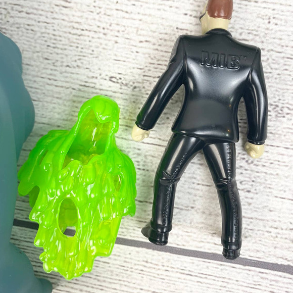 VNT 1998 Men in Black MIB Slimed-Out Agent Kay Kids Meal Toy Set - Picture 9 of 10